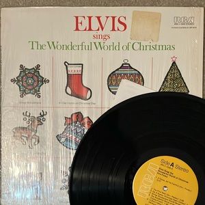 Vinyl: Elvis sings the wonderful world of Christmas -RCA Records 1971 - mint!